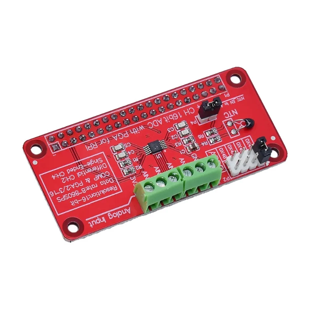 

Raspberry Pi 3/2/B+ ADS1115-ADC module