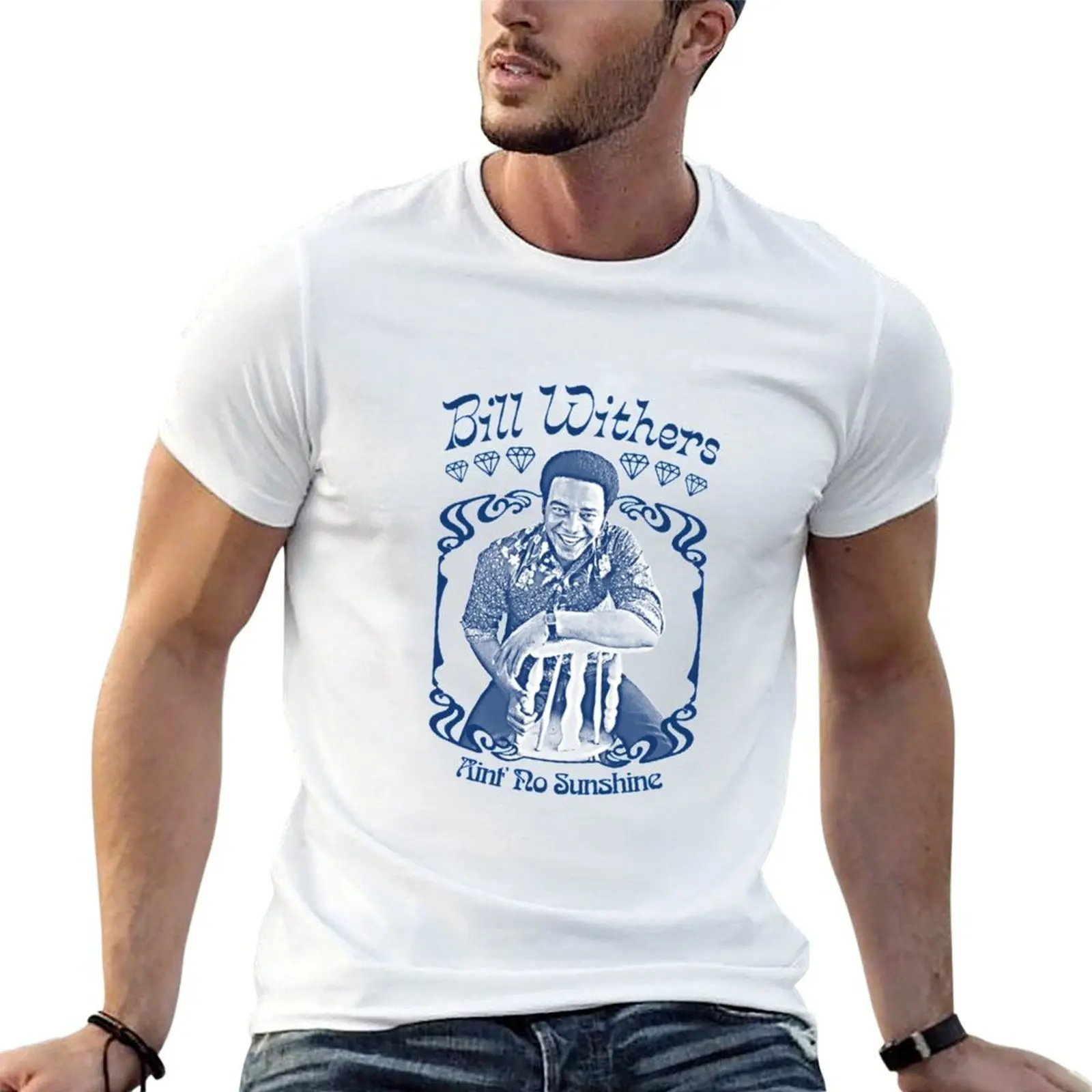 

Bill Withers T-Shirt man graphic t shirt man t shirts cotton T-Shirt