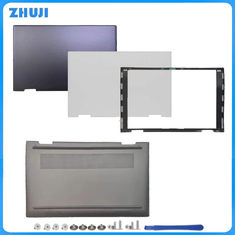 

For ENVY X360 15-EW 15-EY 15Z-EY 15T-EW TPN-C157 C158 Replace Cover Laptop LCD Screen Back Top Cover Front Bezel Hinges Bottom
