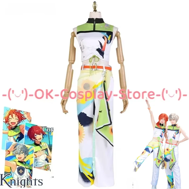 

[Customized] Game Ensemble Stars Knights Suou Tsukasa Tsukinaga Leo Sena Izumi Cosplay Costume Party Suit Halloween Uniforms