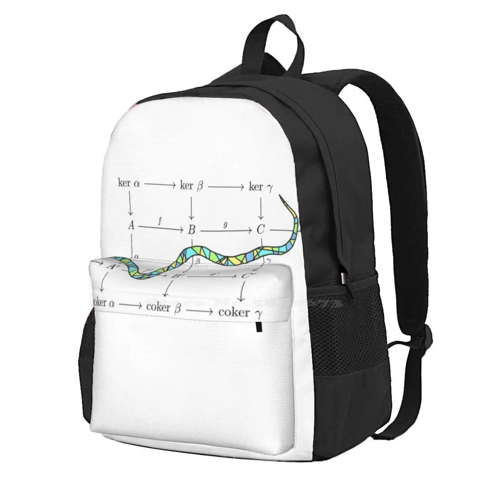 Snake Lemma Hot Sale Schoolbag Backpack Fashion Bags