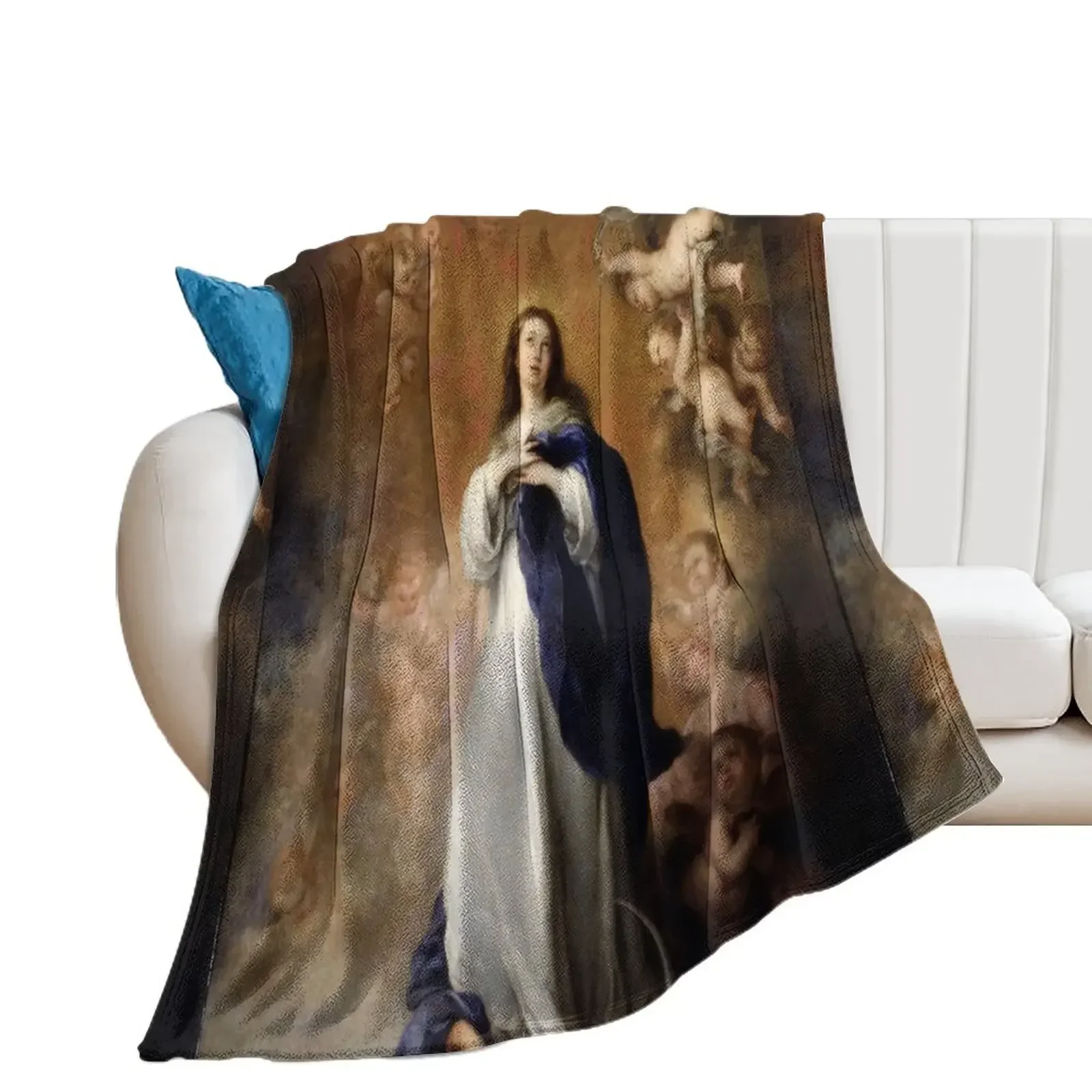 

The Immaculate Conception of Los Venerables Throw Blanket for winter Thin blankets ands Furry Blankets