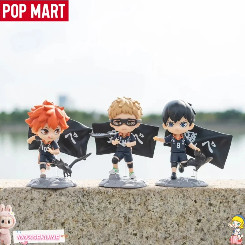 

Genuine Popmart Gong Haikyuu Trash Site Final Battle Series Blind Box Collectible Office Figurine Surprise Birthday Toys Gift