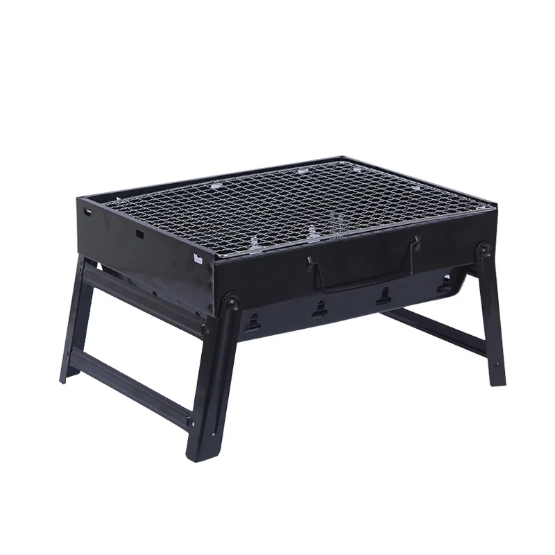 

Portable Barbecue Stove with Foldable Barbecue Rack Smokeless Charcoal Grill Stove Suitable for Outdoor Camping BBQ Picnics