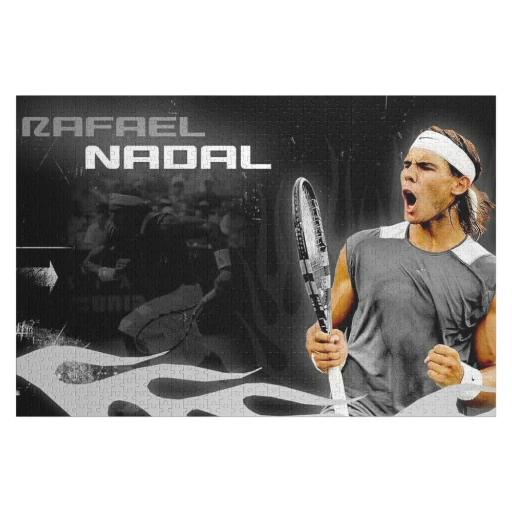 

rafael nadal Jigsaw Puzzle Wooden Compositions For Children Wooden Name Custom Personalized Puzzle