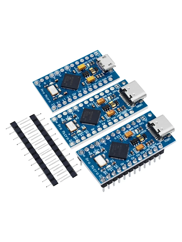 Pro Micro ATmega32U4 5V 16MHz Zastępuje ATmega328 dla Arduino TYPE-C z 2-rzędowym pinowym nagłówkiem dla Leonardo Mini Usb Interface Pro — zdjęcie produktu 7