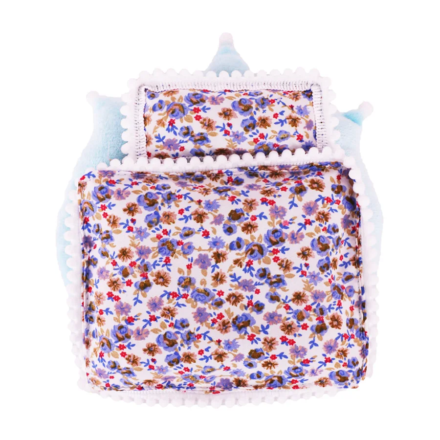 Suitable For 17cm Labubu Bedding Three Piece Set Pillow Cushion Blanket Sleeping Bag Christmas Birthday Gift Soft Collection Bag image 5