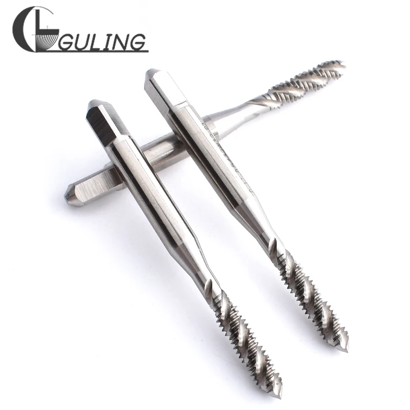 

GULING HSSE-M35 Стандартный спиральный рифленый метчик JIS W 1/8 5/32 3/16 7/32 1/4 5/16 3/8 7/16 1/2 5/8 Машинные резьбовые метчики