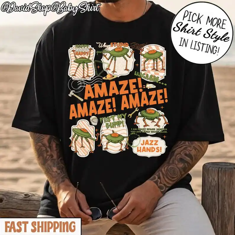 Chemise Rocky Amaze, t-shirt inspiré du livre Hail Mary, t-shirt cadeau pour lecteur de science-fiction
