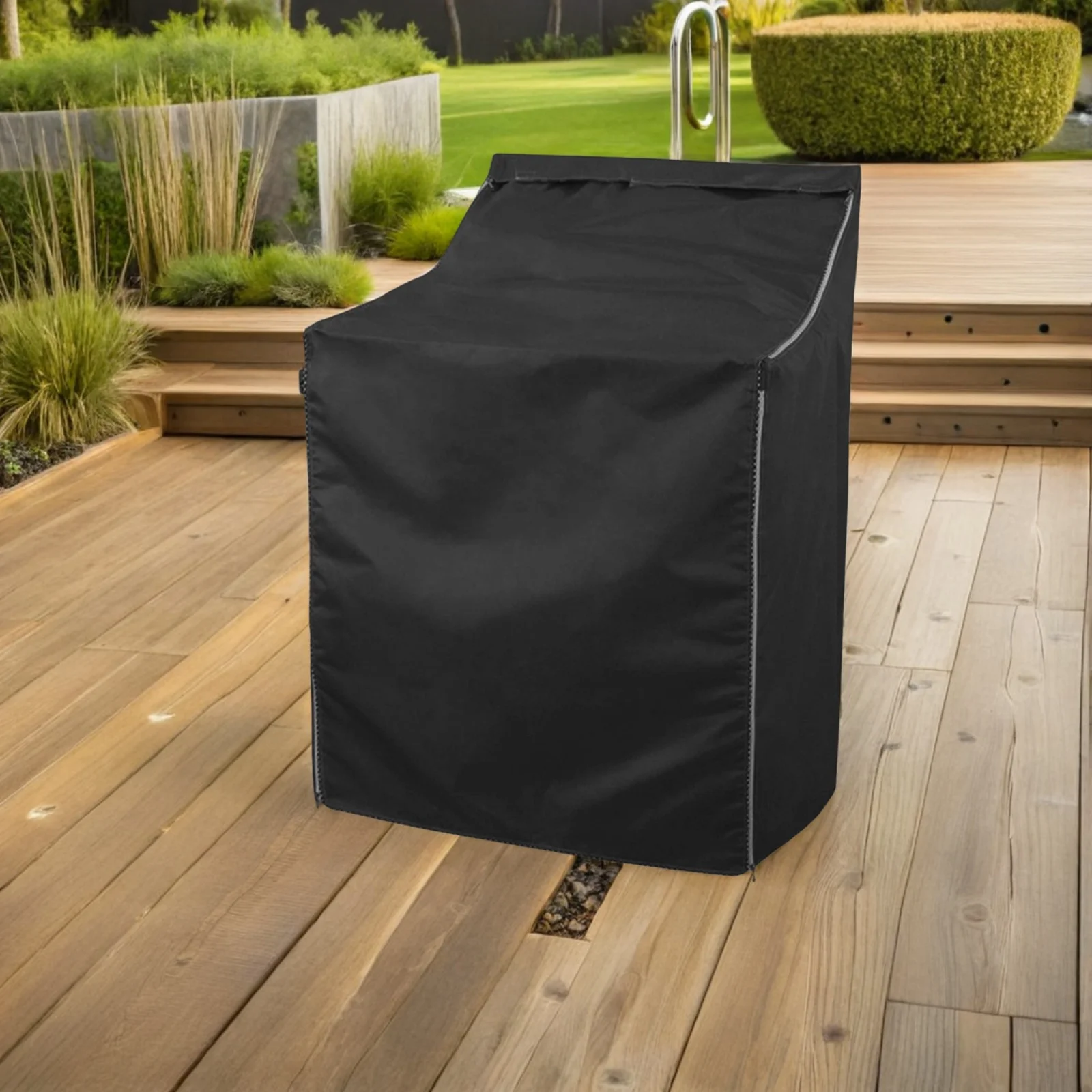 

Waterproof Dustproof Washing Machine Cover Uv Resistant Protection for Automatic Washer Outdoor Indoor Use Universal Fit with