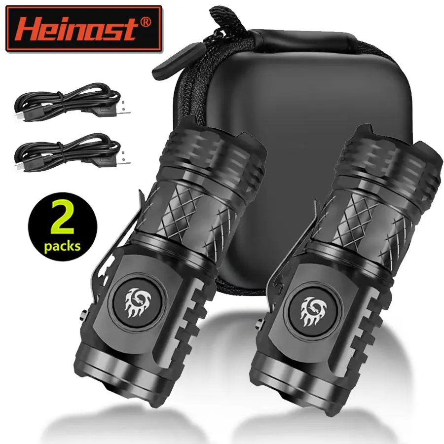 

Мини-портативный 3-светодиодный фонарик высокой яркости, перезаряжаемый дисплей мощности, многофункциональный мини-наружный светильник для рыбалки, кемпинга