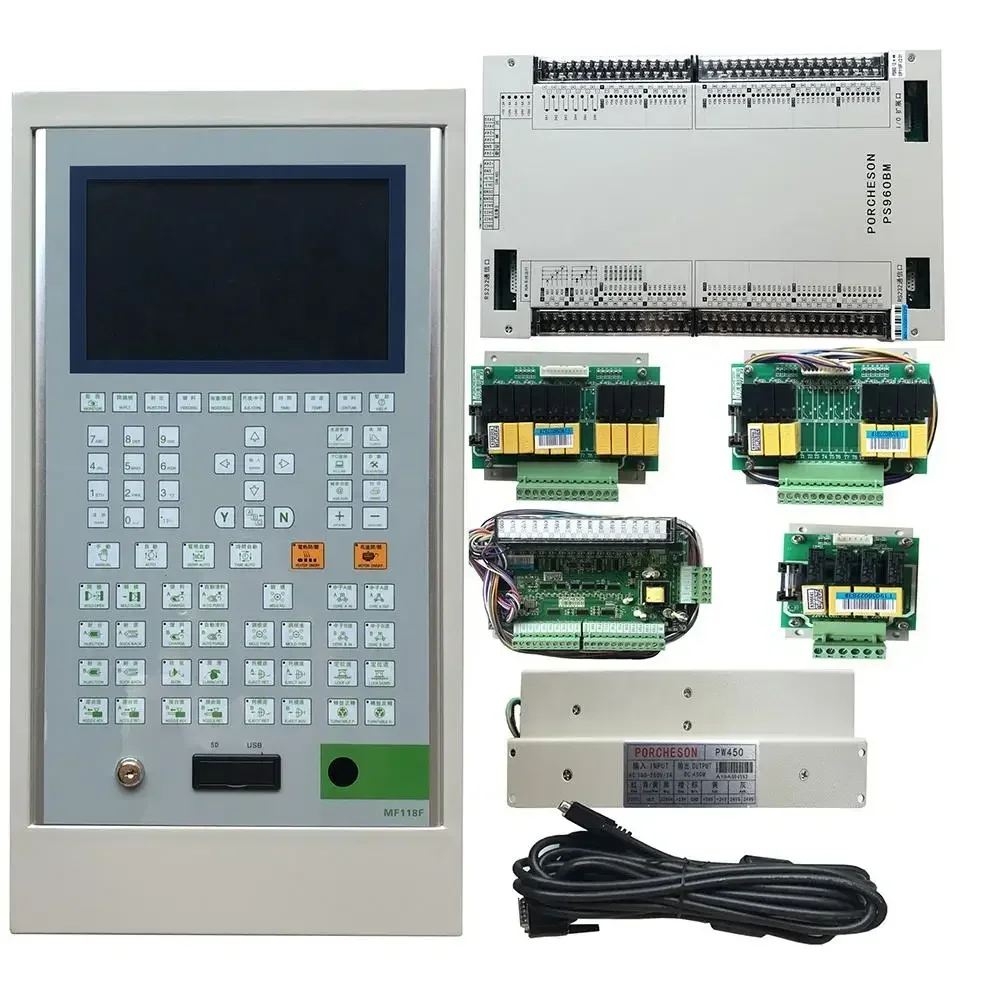 Control System for Injection Molding Machine,tech 2 Plc with HMI 8 Inch Panel in Stock, Controller