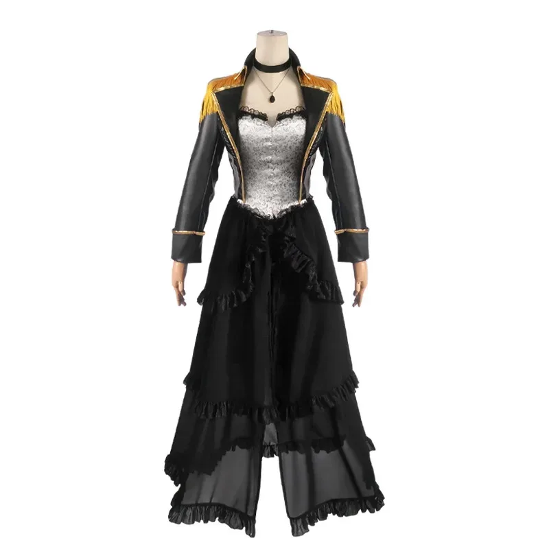 Meu vestido querido cosplay traje kitagawa marin uniforme militar sexy preto lobelia neo cosplay sono bisque boneca wa koi wo