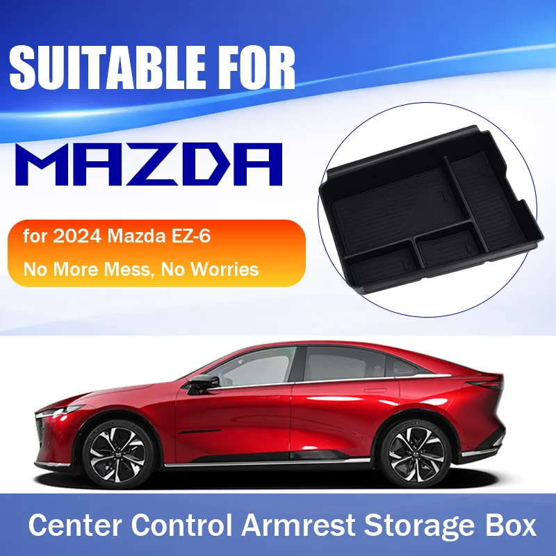 Suitable for 2024 Changan Mazda EZ-6 central console armrest box storage box car storage box