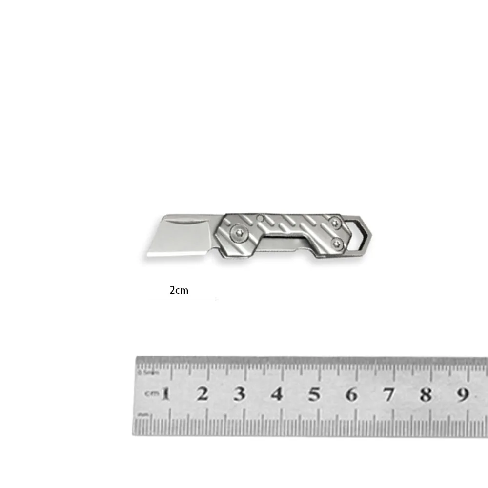 Original Mini Pocket Folding Knife Keychain Knives Sharpening Fruit Pencil Unboxing Outdoor Portable Tool Small Finger Knife