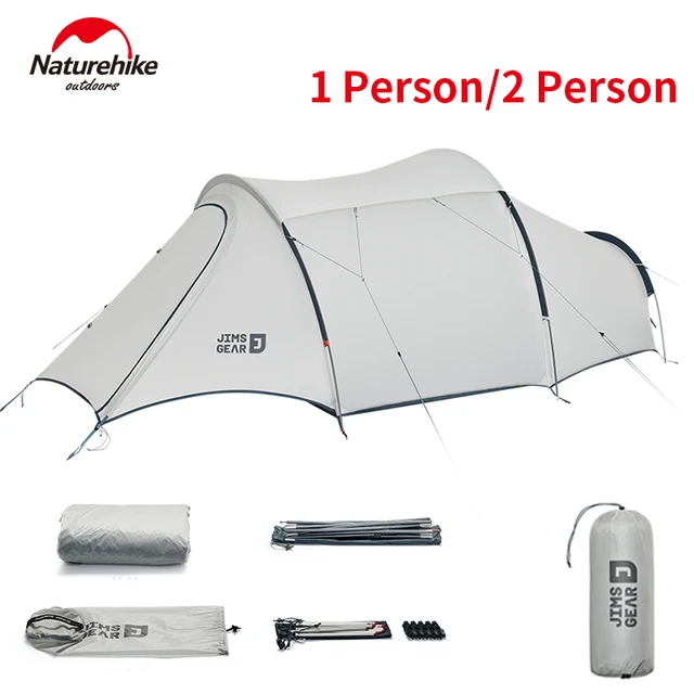 Naturehike JIMS GEAR Hiking Tent 4 Season Double Layer 2 Person Nylon Waterproof Tunnel Tent for Camping Outdoor Ultralight Tent AliExpress 18