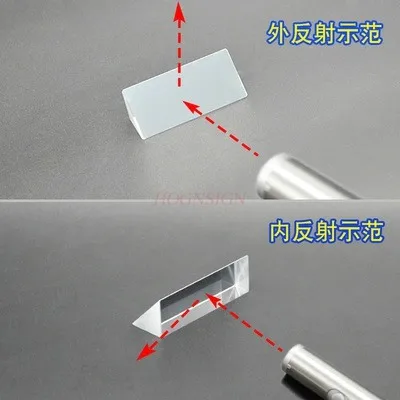 Isosceles المنشور الزاوية اليمنى 20x20x60 مللي متر طائرة مائلة ثنائية الأبعاد انعكاس داخلي وخارجي 90 °   الصورة البصرية