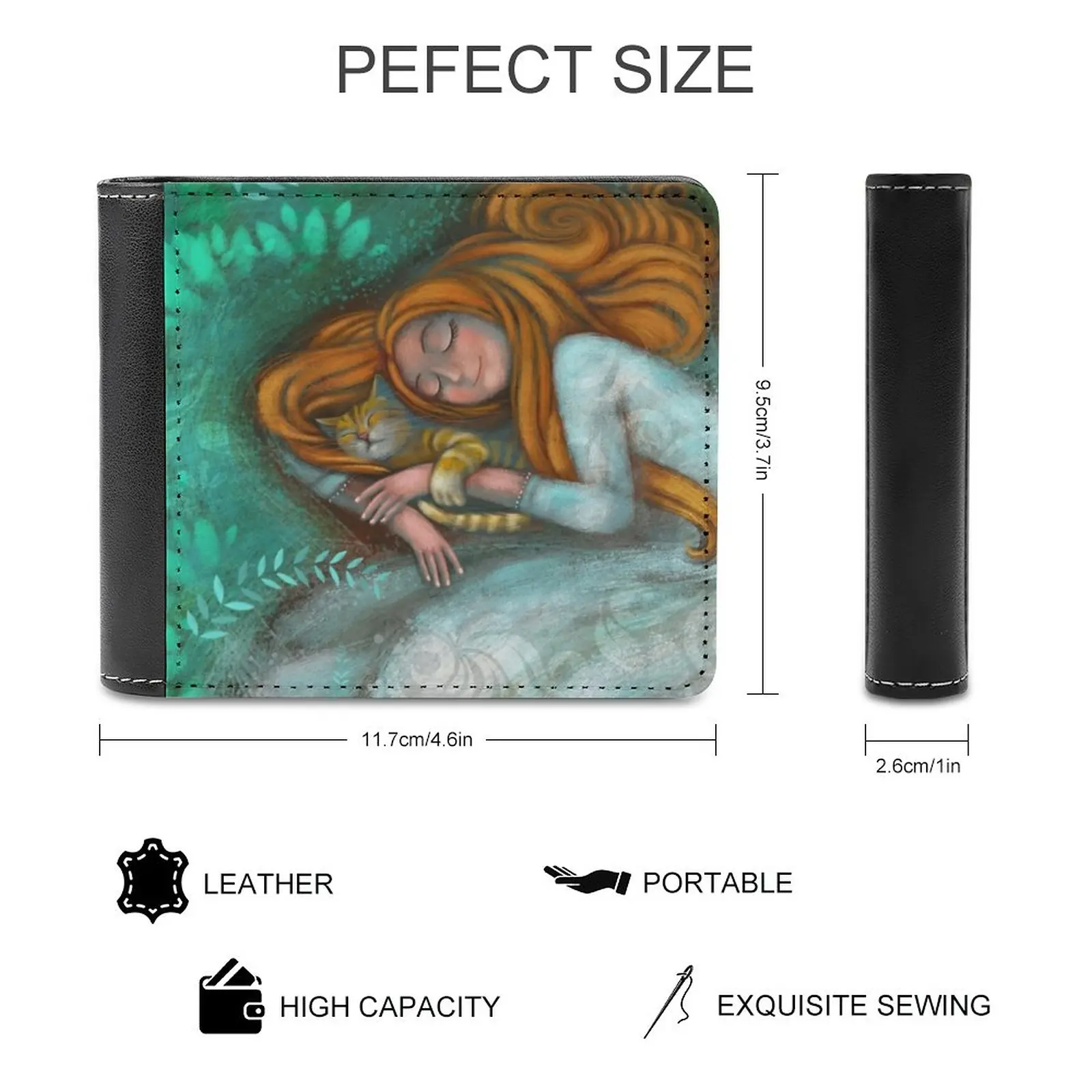 겨울 펭귄 남성용 지갑 지갑 지갑 새로운 디자인 달러 가격 탑 남성용 가죽 지갑 펭귄 동물 벡터 겨울 빙산