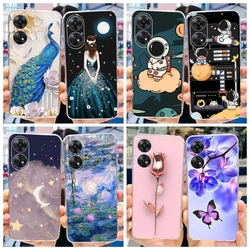 For OPPO Reno 8T 4G Case For OPPO Reno8 T 5G Fundas Clear Soft Silicone TPU Phone Cover For OPPO Reno 8T 5G CPH2505 Reno8T Coque