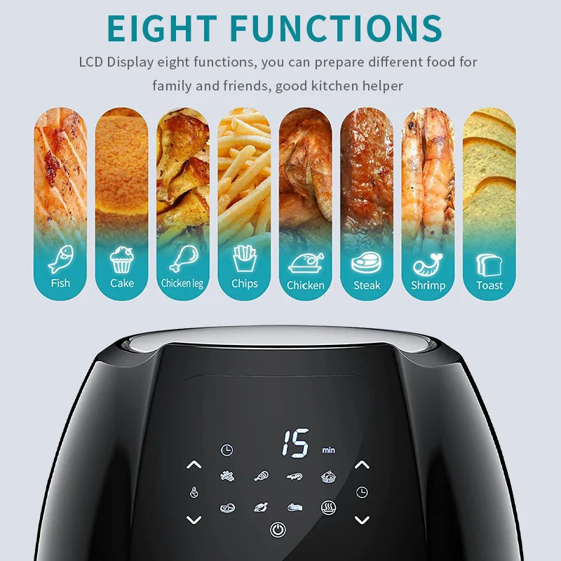 best-selling air fryer 8L large capacity high power air fryers