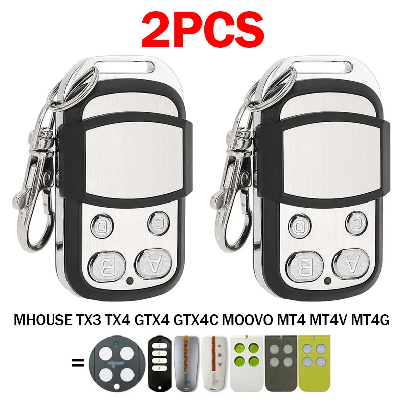 MHOUSE GTX4C GTX4 TX4 TX3 MOOVO MT4 MT4V MT4G Gate Remote Control / Garage Door Opener Remote Control 433.92MHz Rolling Code
