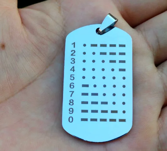 Training Coin Card  CQ Telegraph Code Exercise