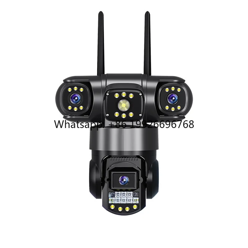 V380 6MP HD Wifi Camera Night Vision Wide Angle Motion Detection Alarm 4G Sim Card Cctv Camera