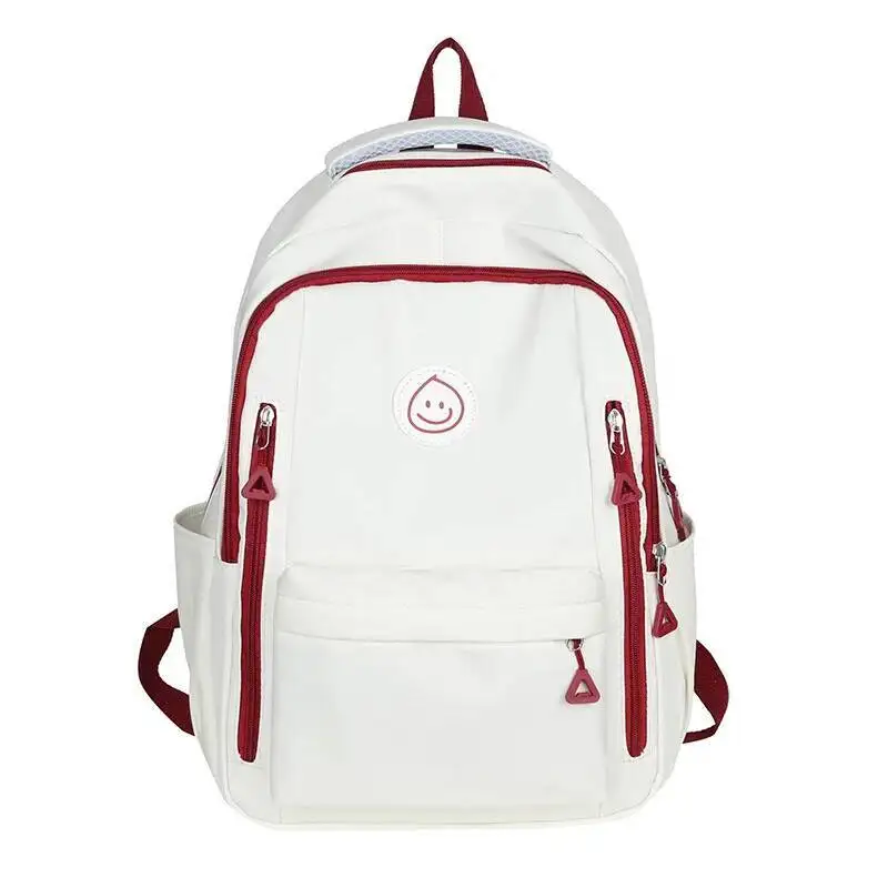 حقيبة مدرسية عصرية لطلاب المدارس الثانوية والكبار حقيبة ظهر مطبوعة جديدة للنساء النسخة الكورية غير رسمية
