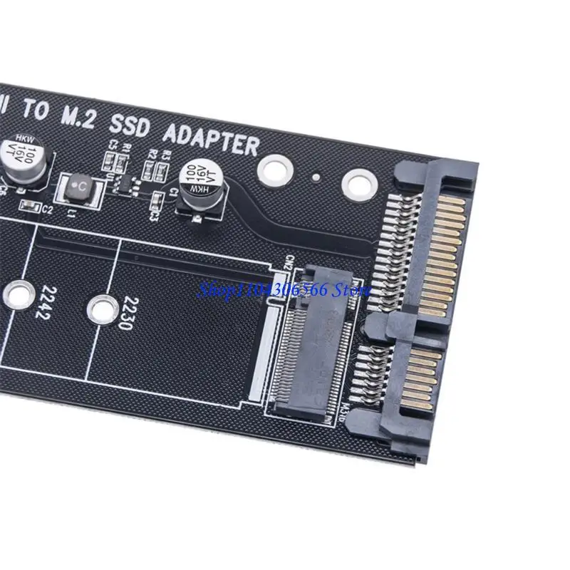 02DD M.2 NGFF to SATA3.0 Adapters Card B Support 2230 2242 2260 2280 SSD Adapters