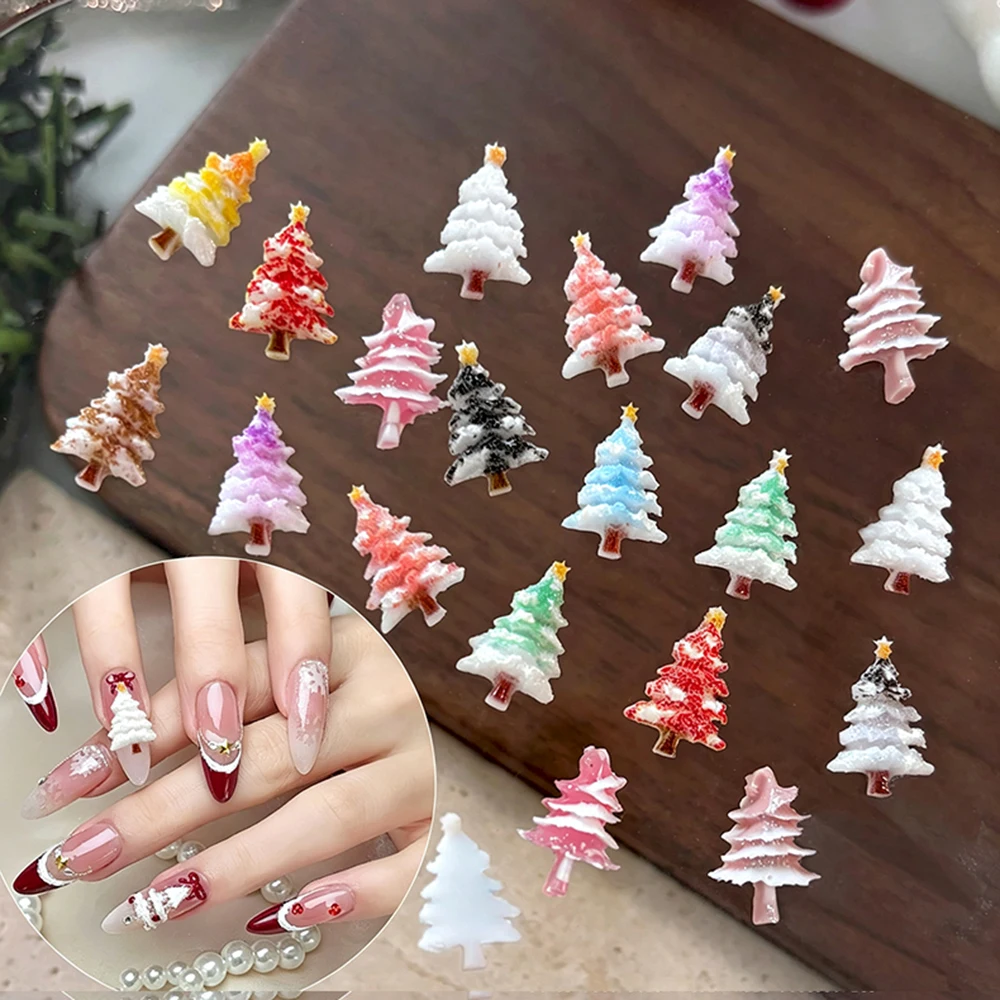 Xmas Resin Art - 30 Adet 3D Gradyan Noel Ağacı
