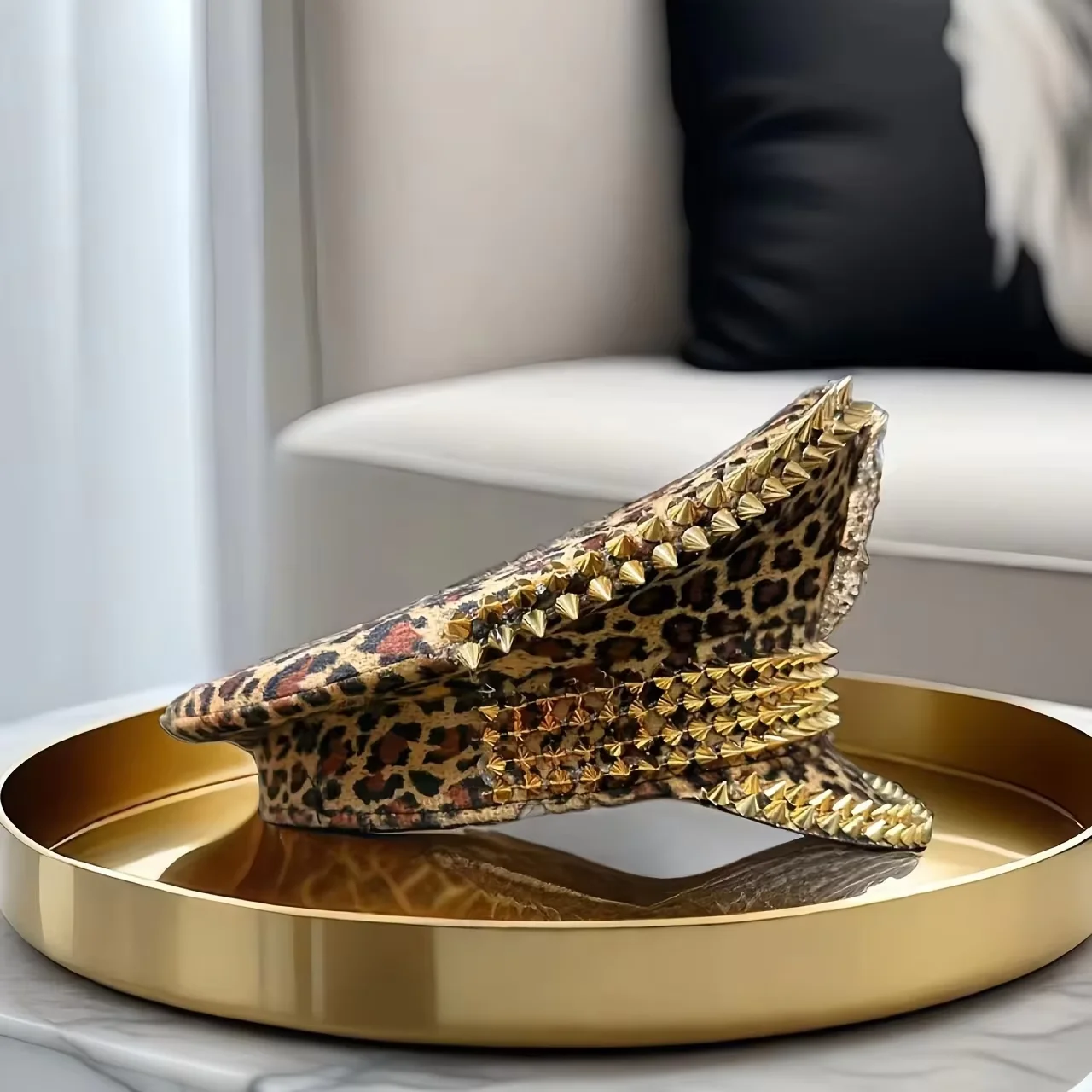 Chapeaux de capitaine léopard en strass pour femme de Festival d'homme brûlant, chapeau de Costume d'halloween pour adulte, accessoires féminins de Cosplay