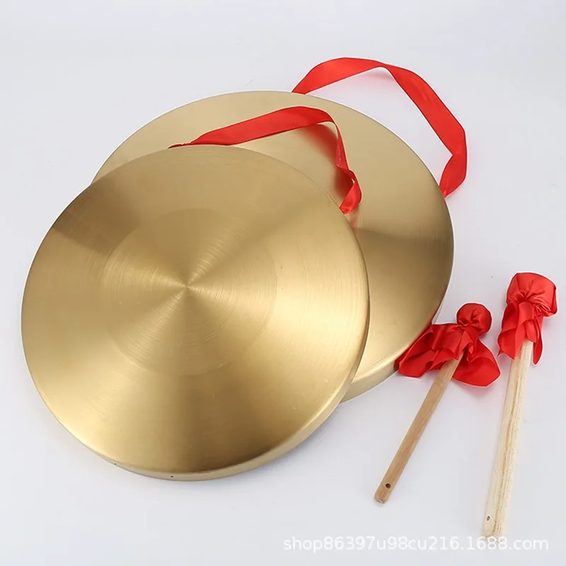 Gong de Acero y Cobre, Gong de Aleación Plateada, Gong de Apertura, Instrumento Musical de Percusión, Platillos para Batería