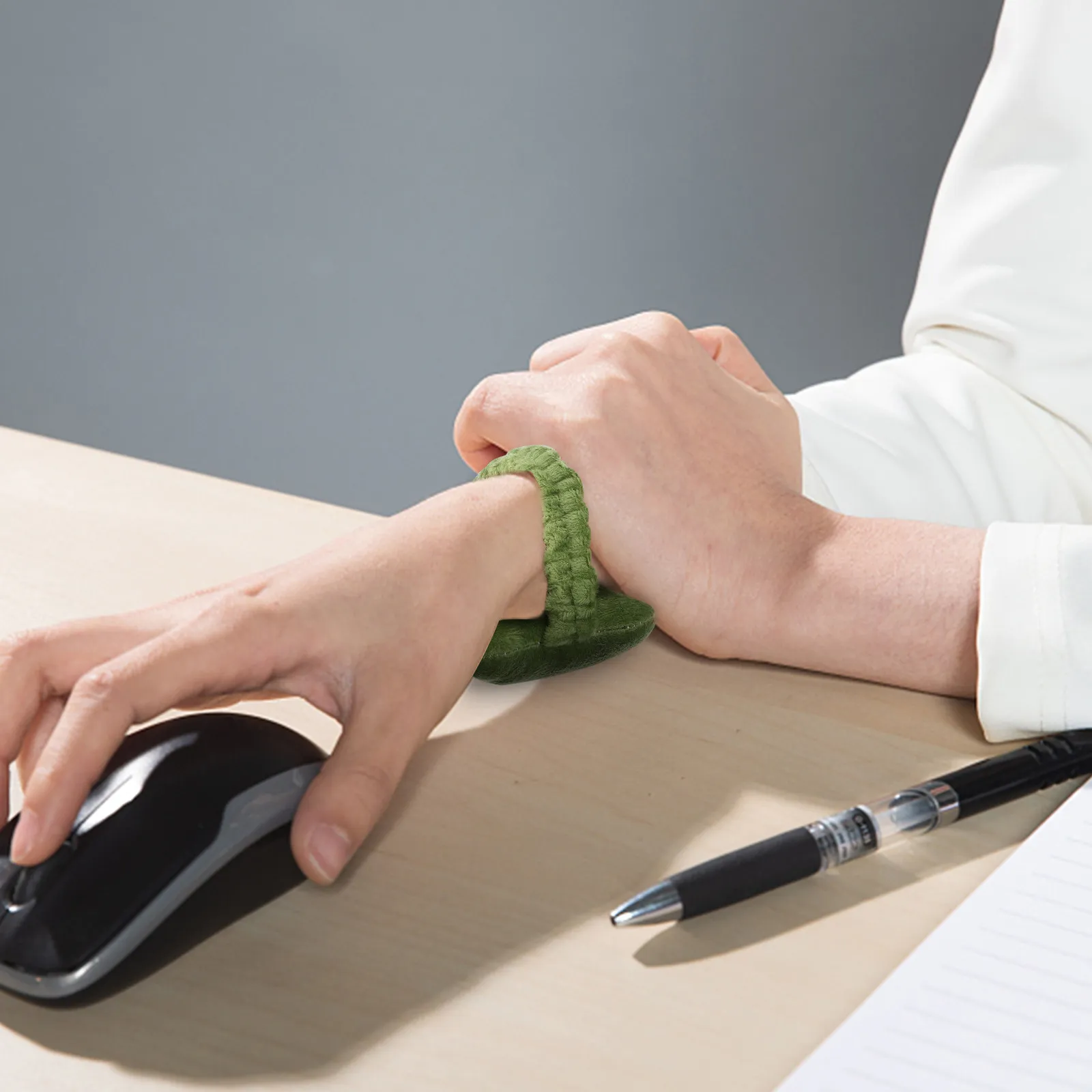 

Комплект из 4 эргономичных подушечек для запястий для мыши: компактные подставки для офиса, игр и компьютера, подушка-подушечка для поддержки запястья, коврик для мыши