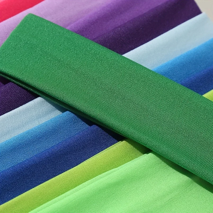 Einfarbiges, gestricktes, elastisches Haarband, modische Stirnbänder für Damen, geeignet für Sport, Laufen, Fitness, Yoga und als Haaraccessoire beim Schminken. – Detail 6