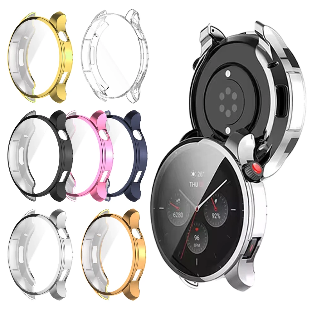 Cover Case für amazfit gtr 4 Full Coverage Cases Displays chutz folie TPU Soft Shell für Huami Amazfit Gtr4 Smartwatch Zubehör