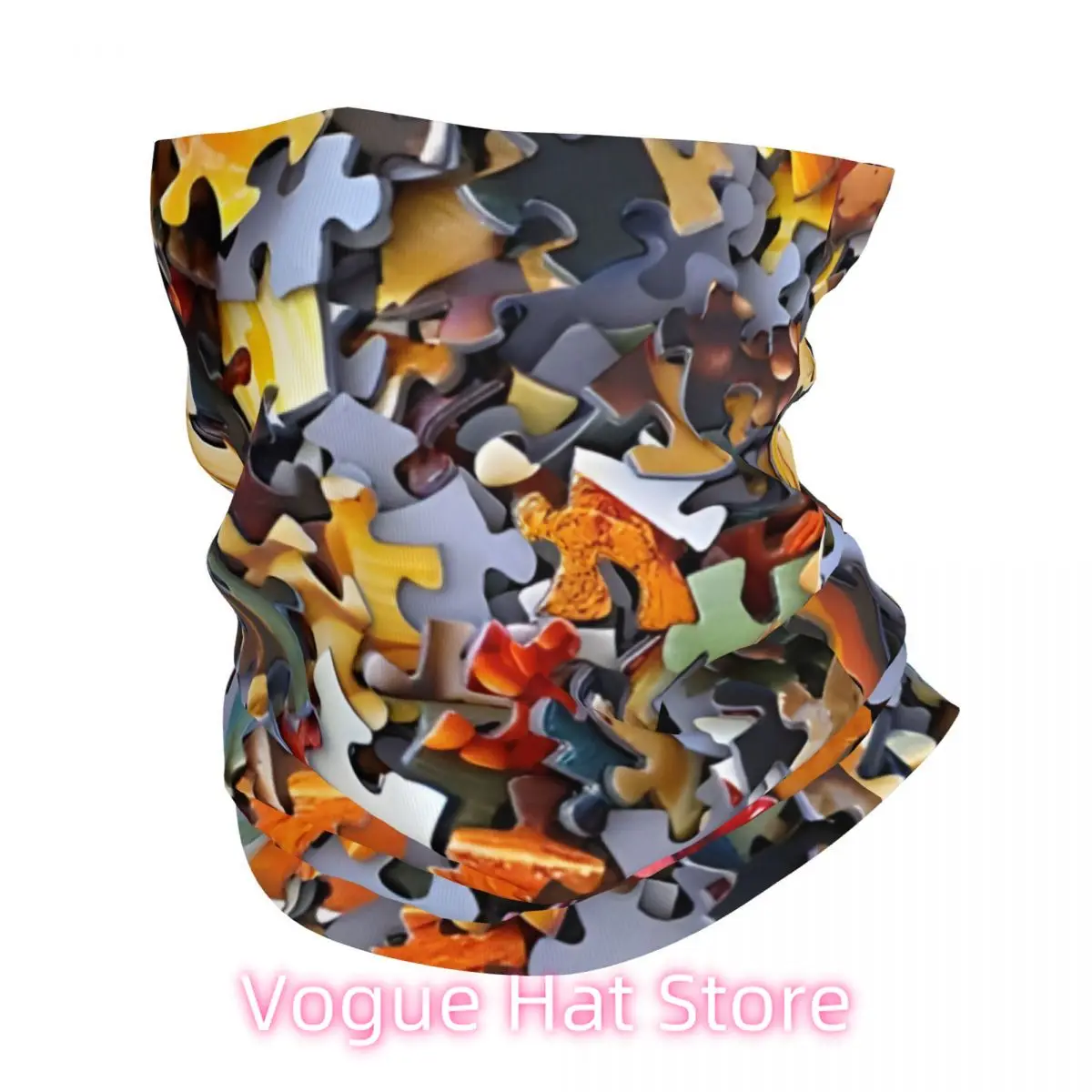 

Unsolved Jigsaw Puzzle Bath Mat Neck Gaiter Face Scarf Cover Neck Gaiter Men Women Bandana Scarf Thin Summer