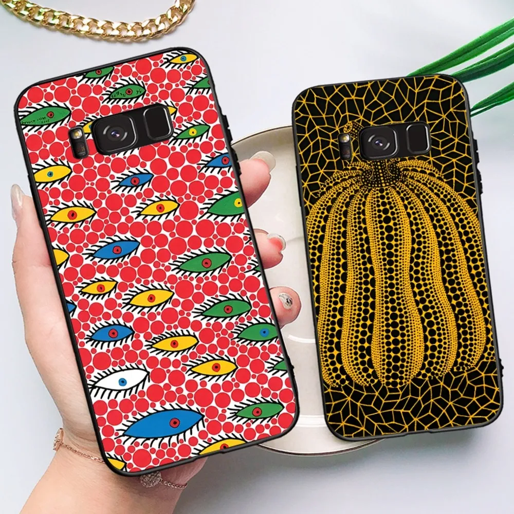 Yayoi Kusama art Phone Case For Samsung Note 8 9 10 20 pro plus lite M 10 11 20 30 21 31 51 A 21 22 42 02 03