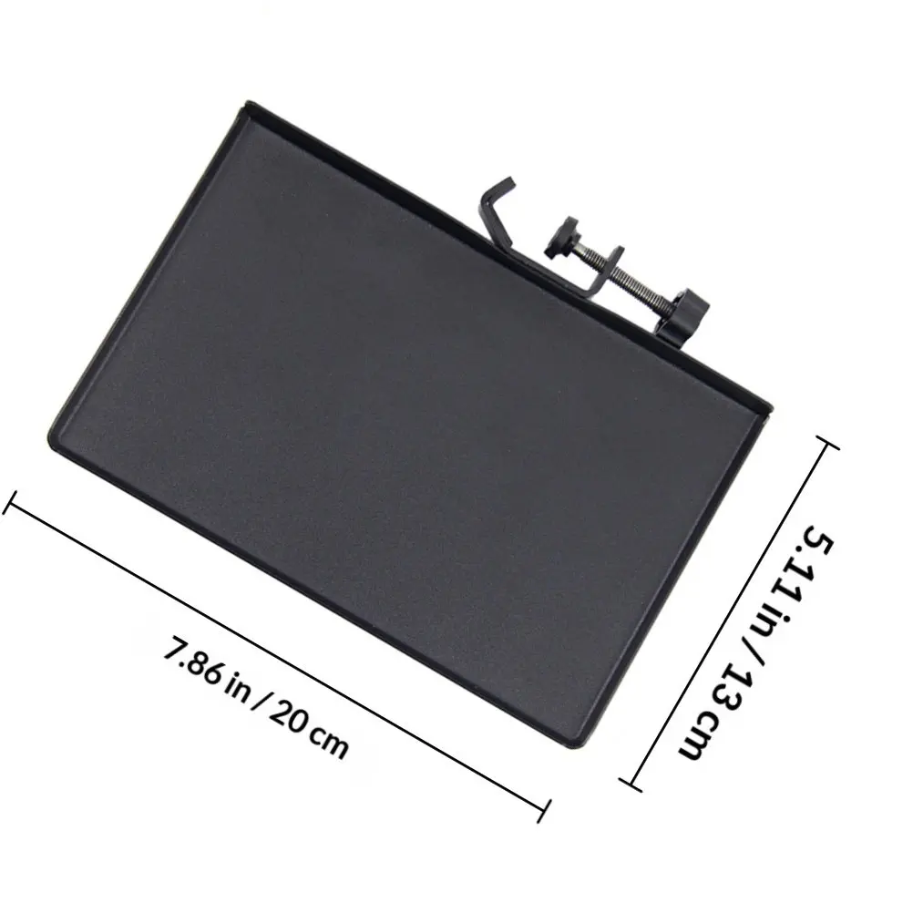 Heavy Duty Iron Microphone Stand Tray for Harmonicas Phones Picks Sound Cards Cameras Studio Stage Live Broadcast Sound Storage