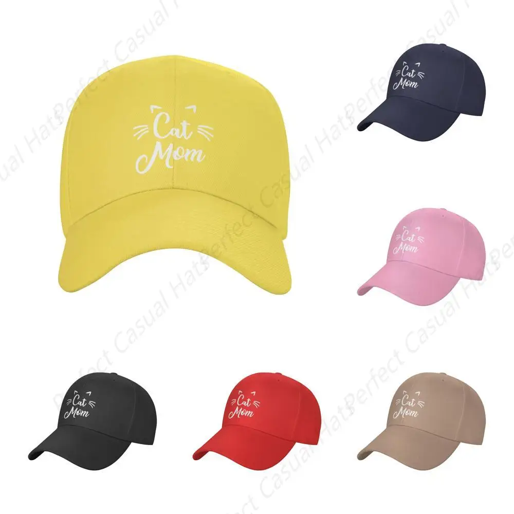 

Hot-Selling Fashion Cat Mom Peaked Hat Adjustable Classic Fashion Peaked Hat For Men Women Outdoor Sport Travel Sun Visor