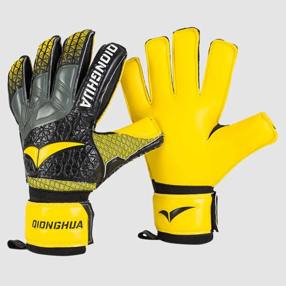 Finger Protection Goalie Gloves Wear-Resistant Colorful Soccer Gloves Non-Slip Thickened Football Goalkeeper Gloves