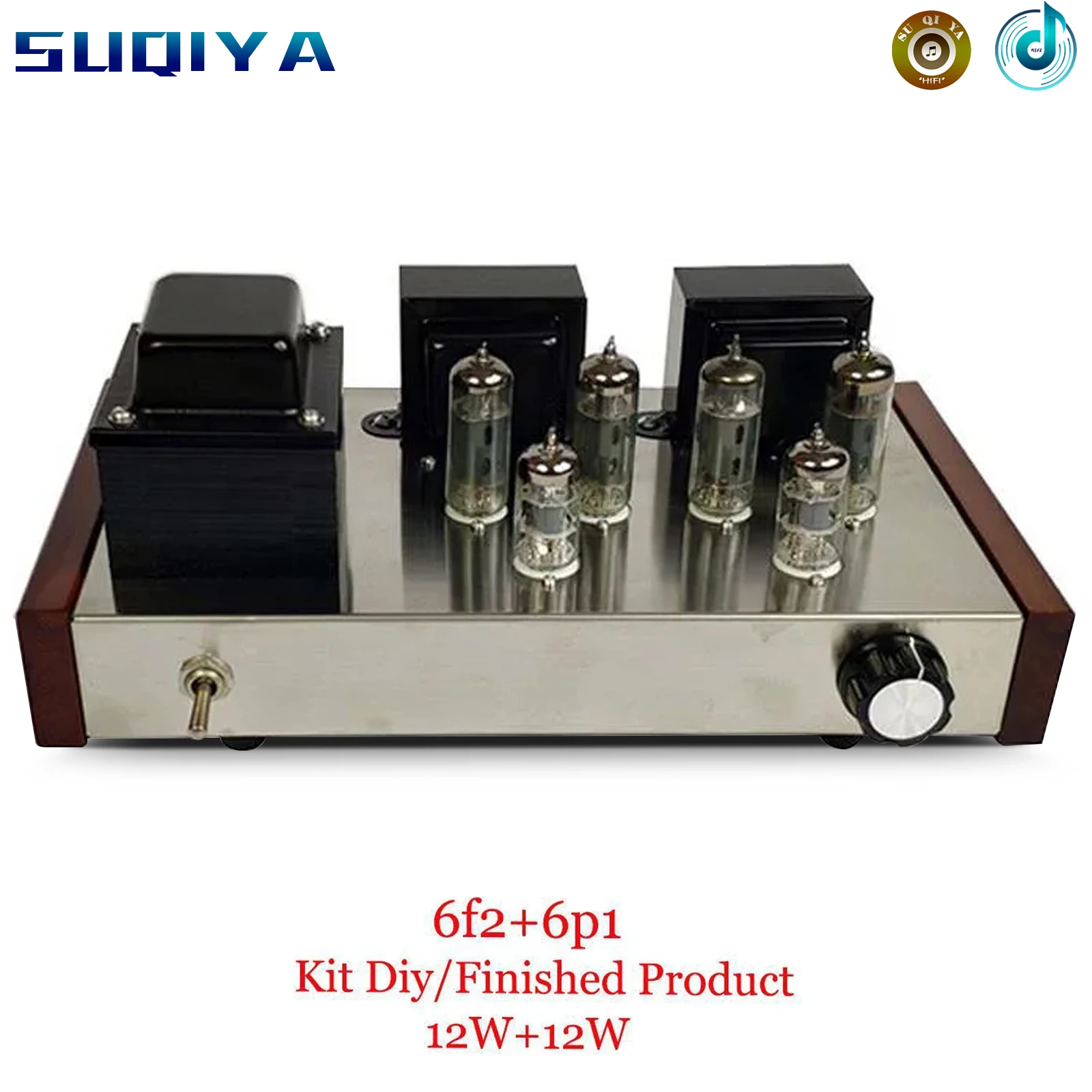 

SUQIYA-Audio 6F2 6P1 VacuumTube Amplifier Diy Kit Hifi Class A Audio Amplifier High Power 12w*2 Push Pull Tube Amp 2 Channel