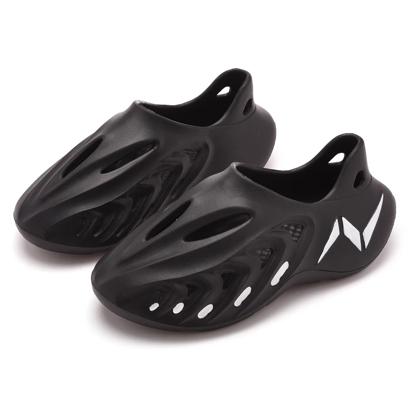 

Новые летние мужские спортивные сандалии, модные уличные нескользящие мягкие дышащие повседневные пляжные туфли, трендовые легкие и удобные тапочки