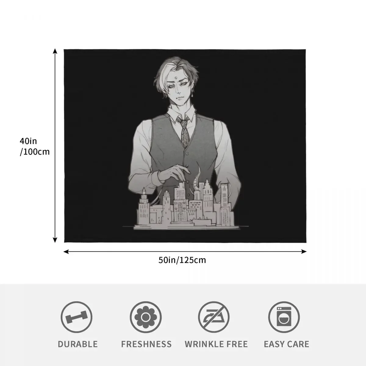 Emet-selch - بطانية رمي المهندس المعماري، بطانيات مصممة فاخرة وكبيرة وناعمة