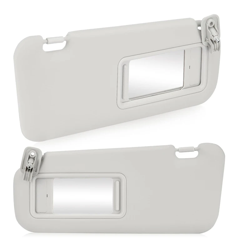 1 Pair Left & Right Side Sun Visor For Mazda 3 2010 2011 2012 2013 with Light, BBM2-69-320C-75 BBM3-69-320C-75
