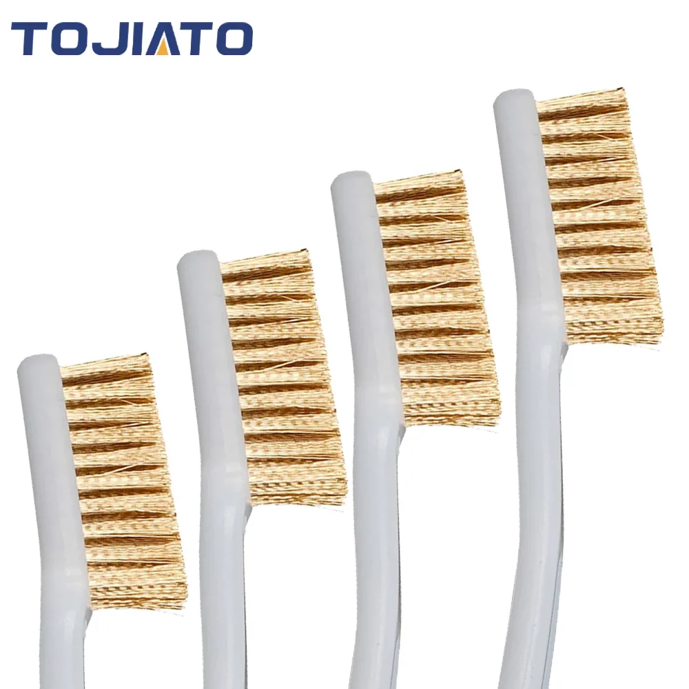 

3D Printer Nozzle Cleaning Copper Wire Toothbrush Tool Copper Brush Hot Bed Hotend Cleaning Toothbrush For Cleaning Nozzle