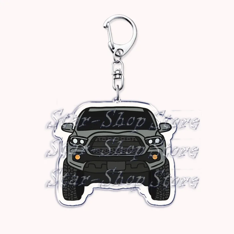 Popular Japanese Off Road Truck Car Keychains Keyring for Accessories Bag Jewelry Fans Friends Gifts
