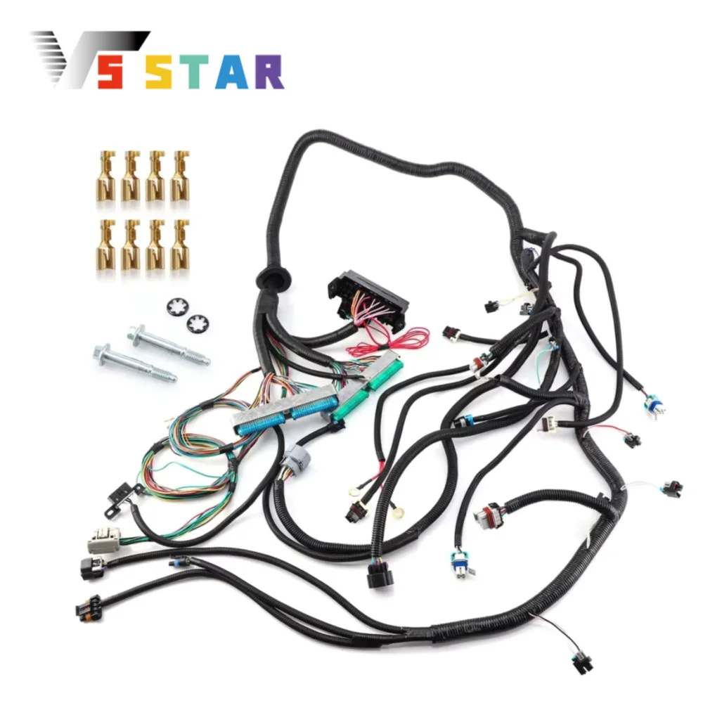 

High Quality Stand Alone Wire Harness Drive By Wire 4.8L 5.3L 6.0L DBW For 2003-2007 CHEVROLET WITH 4L80E TRANSMISSIONS Black