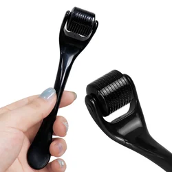 High Quality Titanium Dermaroller Skin Wrinkles and Dark Circles Facial Beauty Face Derma Roller for Hair Regrowth Women Gifts