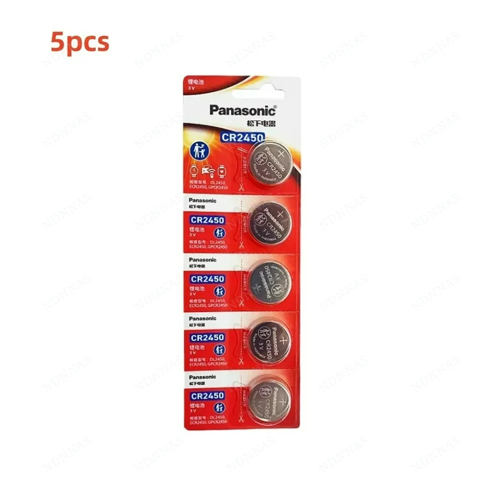 Original PANASONIC CR2450 CR 2450 3V Lithium Battery( 2-30PCS )For Watch Calculator Clock Remote Control Toys Button Coins Cell view 4