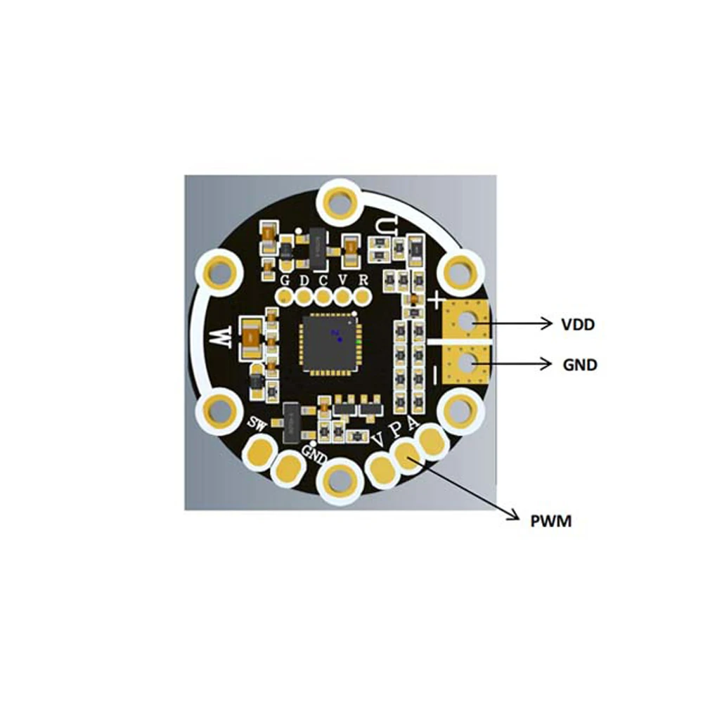 DC7.4V/DC12V/DC21V فرش السيارات لوحة للقيادة PWM وحدة تحكم سرعة المحرك تيار مستمر فرش السيارات محافظ وحدة مشغل المحرك #5